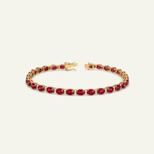 Aanika V. Ruby & Diamond Tennis Bracelet