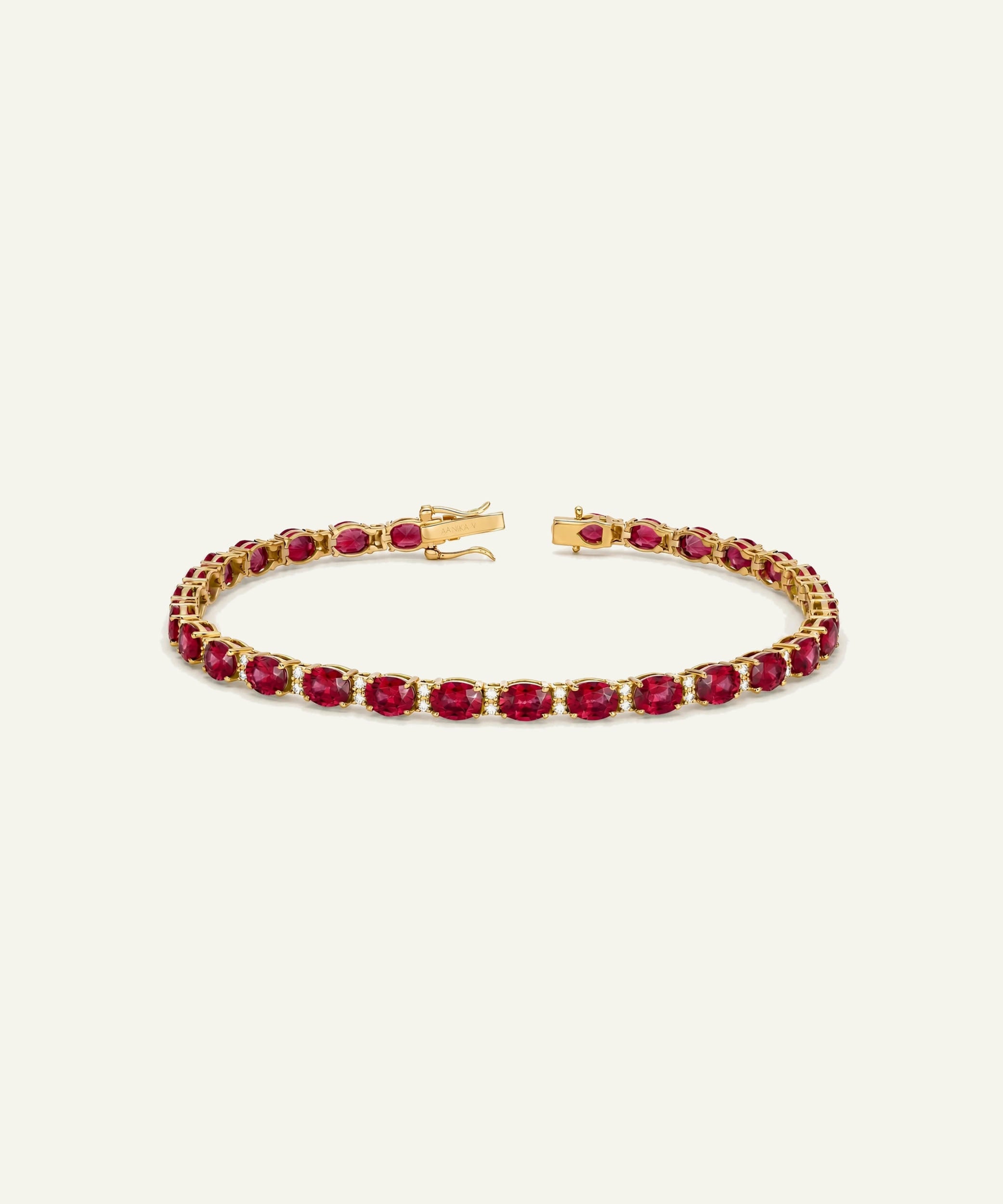 Aanika V. Ruby & Diamond Tennis Bracelet