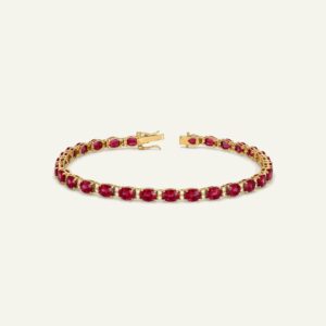 Aanika V. Ruby & Diamond Tennis Bracelet