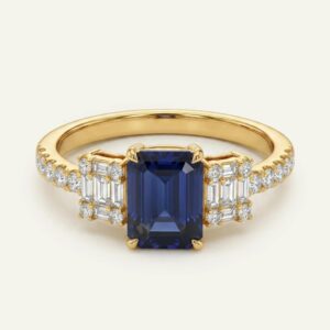 Aanika V. Sapphire & Diamond Ring - 1.35 Ct. T.W.