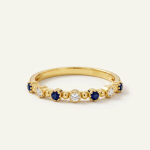Aanika V. Sapphire & Diamond Band