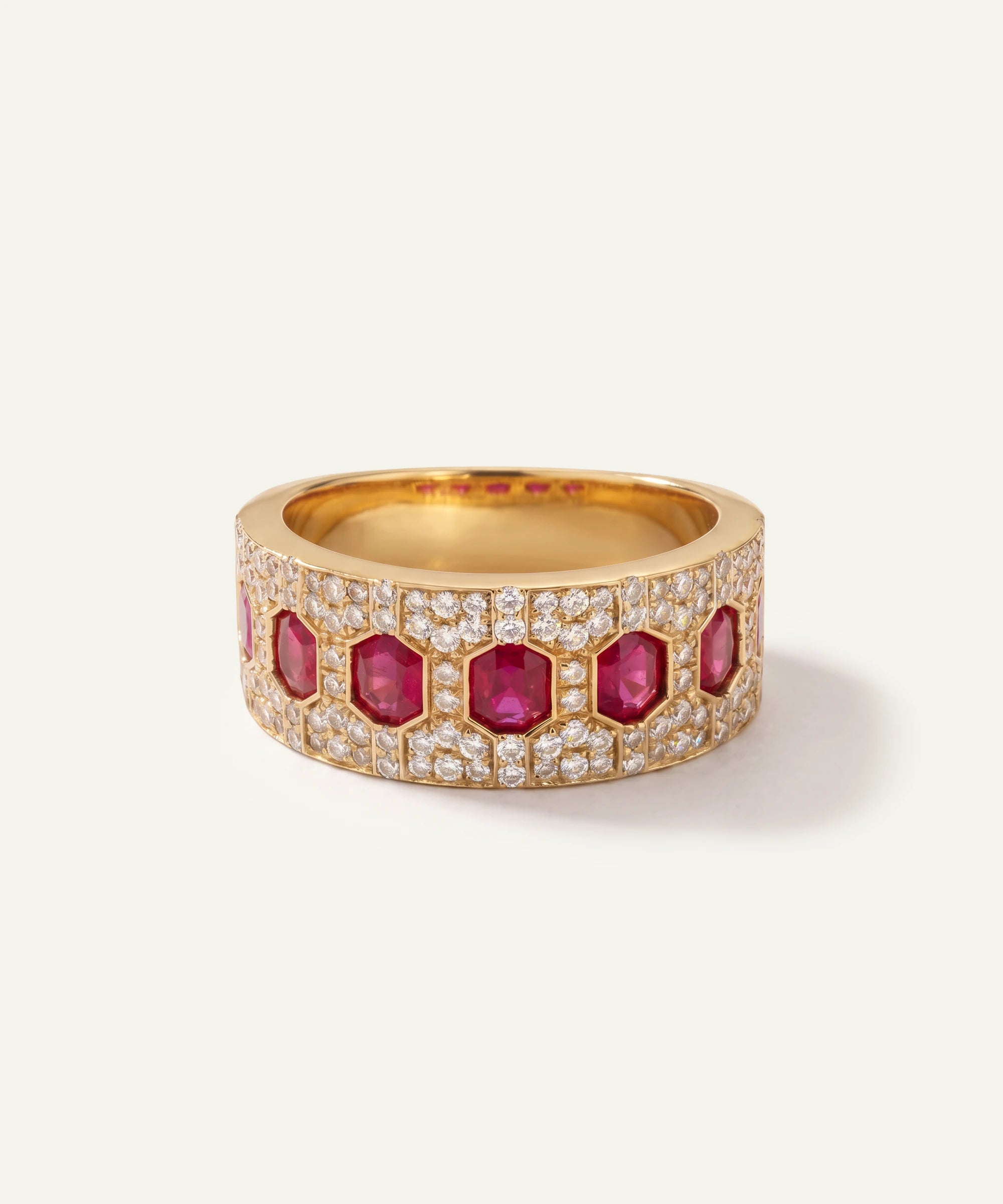 Aanika V. Ruby & Diamond Wide Band