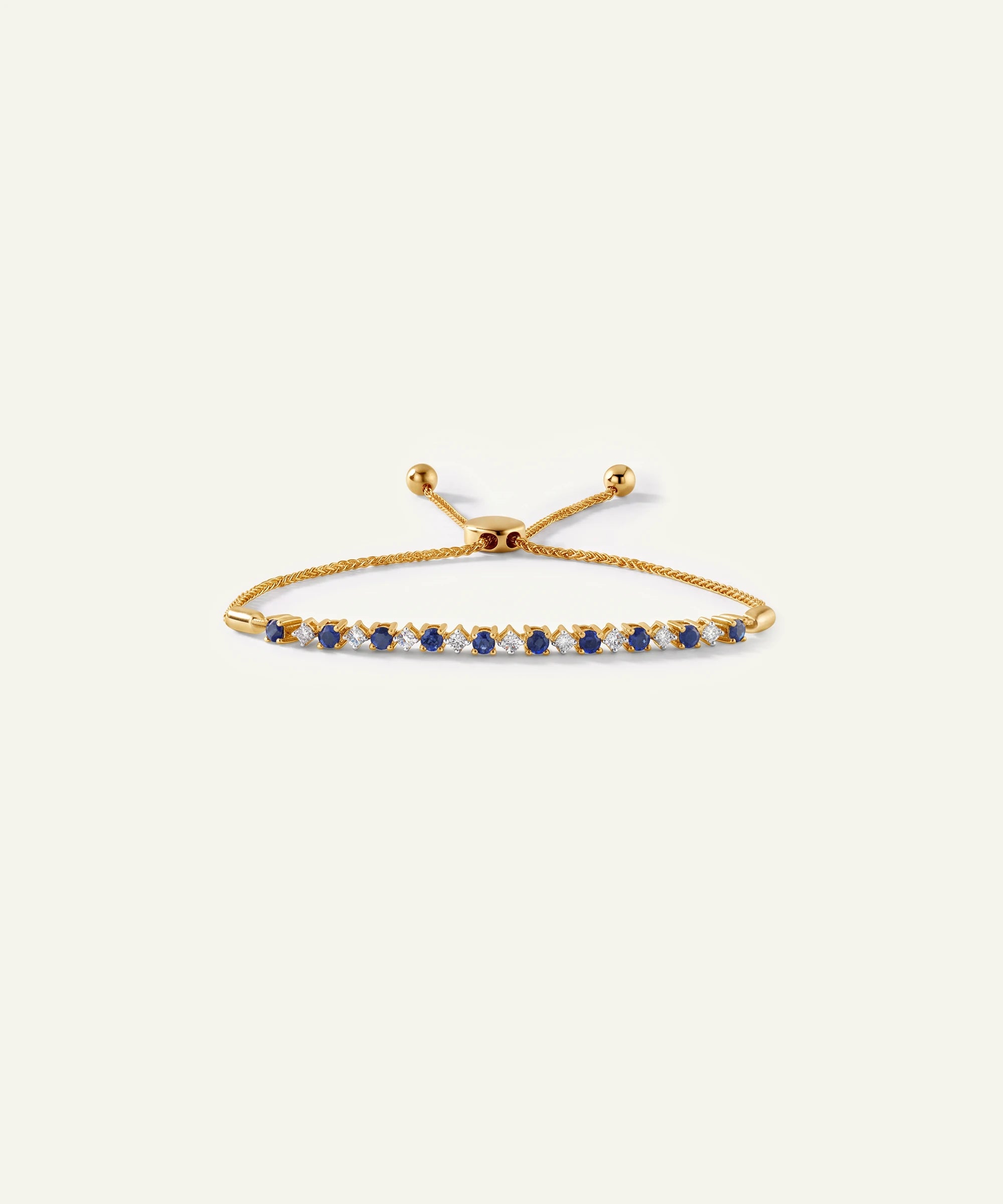 Aanika V. Sapphire & Lab-grown Diamond Bolo Bracelet - 1.1 Ct. T.W.
